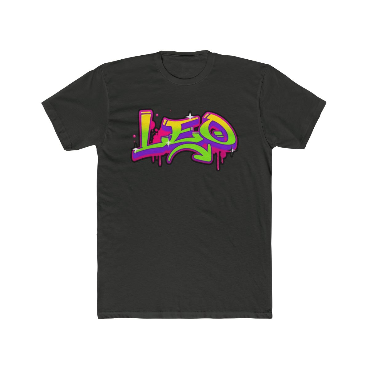 Leo Graffiti Art Vibrant Zodiac Street Vibez T Shirt | Leo Skepi - alternate angle 5, merchandise